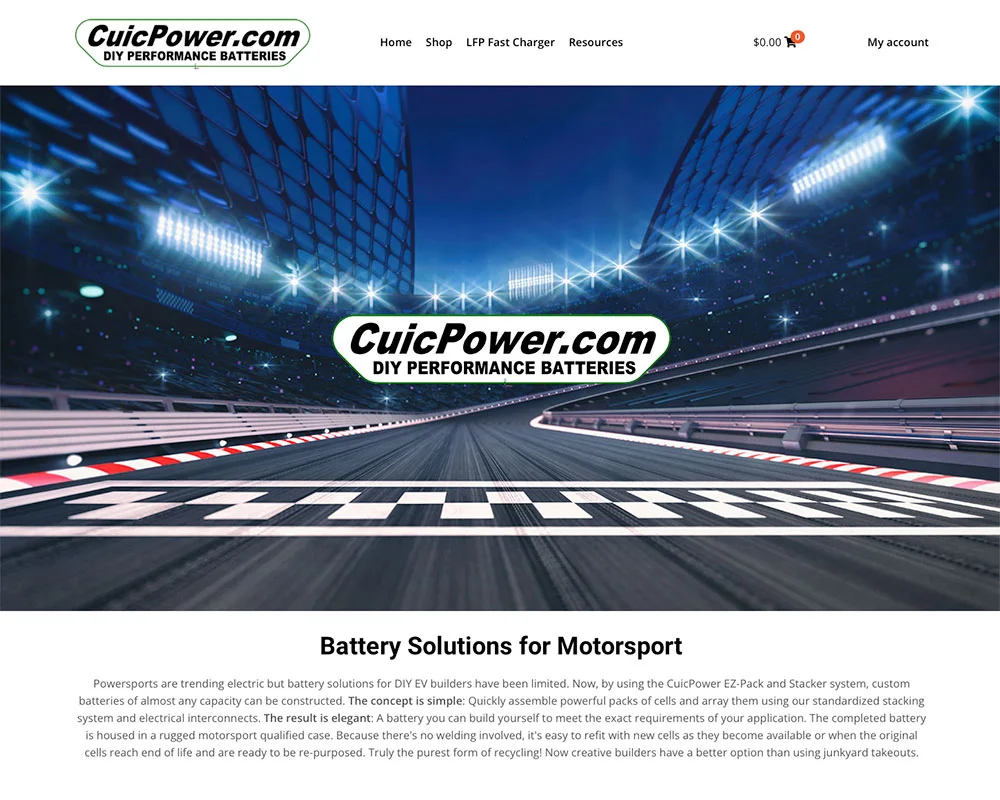 CUIC Power website design